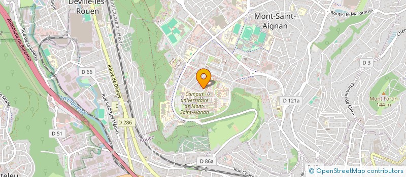 localisation de l'entreprise MADAME ZEINA HERNE  MONT-SAINT-AIGNAN