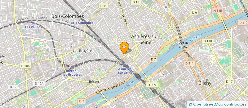 localisation de l'entreprise MADAME ZEINA KASSOUF à ASNIERES-SUR-SEINE