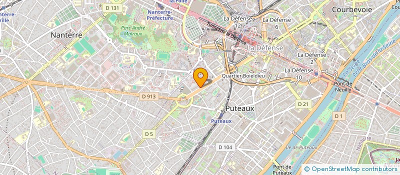 localisation de l'entreprise MADAME ZEINAB ASSATA BAMBA à PUTEAUX