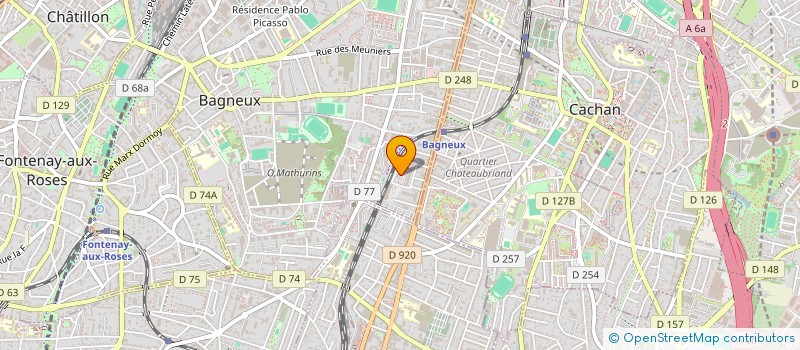 localisation de l'entreprise MADAME ZEINAB DIABIRA à BAGNEUX