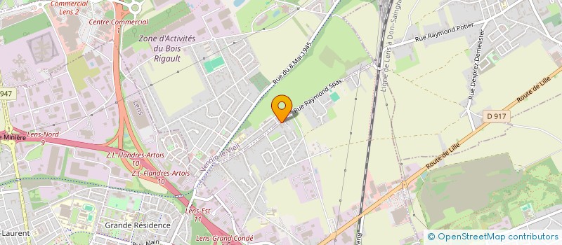 localisation de l'entreprise MADAME ZEINAB JAAFARI  LOISON-SOUS-LENS