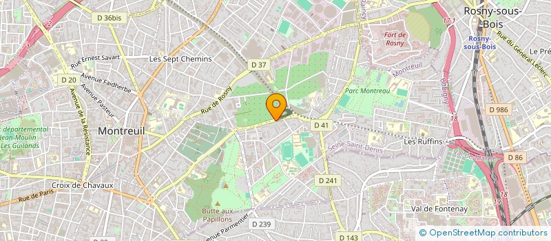 localisation de l'entreprise MADAME ZEINAP EL ARAISHY à MONTREUIL