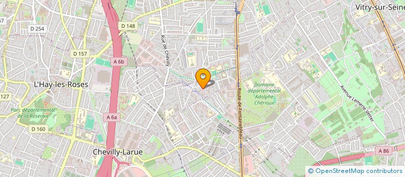 localisation de l'entreprise MADAME ZEINEB AISSA  L'HAY-LES-ROSES