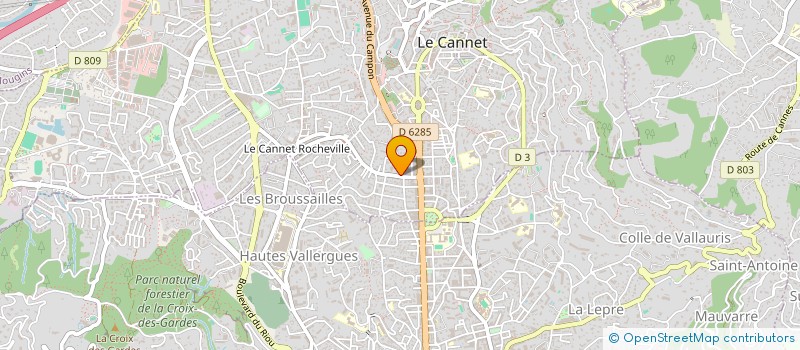 localisation de l'entreprise MADAME ZEINEB ZEROUALI à LE CANNET