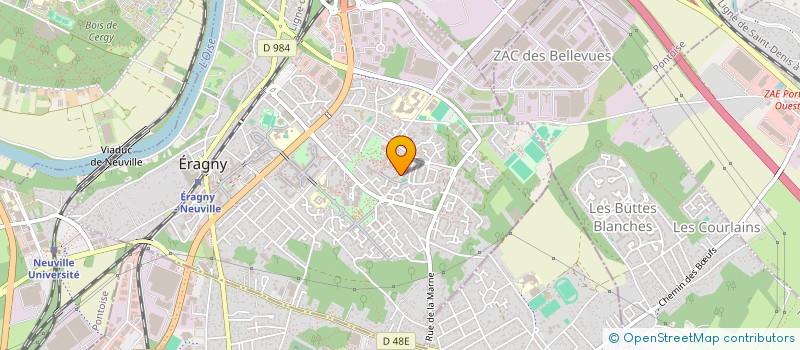 localisation de l'entreprise MADAME ZEKINE OZEN à ERAGNY