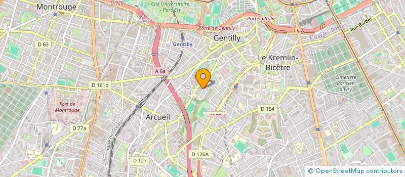 localisation de l'entreprise MADAME ZELDA BAKHOS  GENTILLY