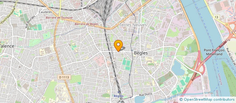 localisation de l'entreprise MADAME ZELIA BOCQUET à BEGLES