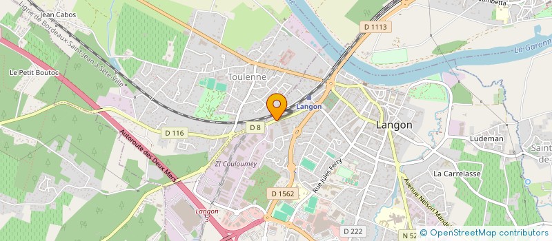 localisation de l'entreprise MADAME ZELIA BRAZ LOPES  LANGON