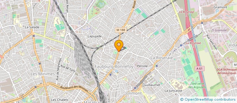 localisation de l'entreprise MADAME ZELIA CHEVALIER  TOULOUSE