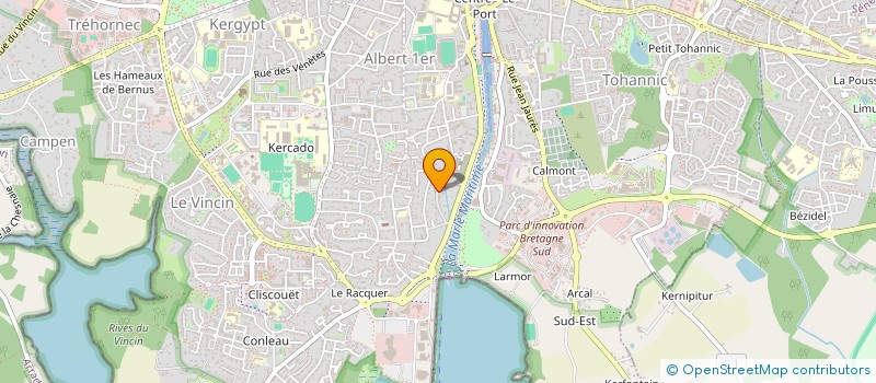 localisation de l'entreprise MADAME ZELIA GONDOUIN à VANNES