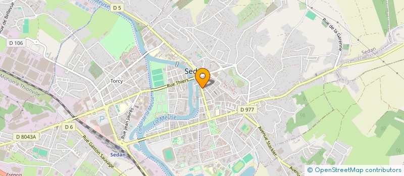 localisation de l'entreprise MADAME ZELIA MOLINARI à SEDAN