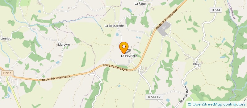 localisation de l'entreprise MADAME ZELIA MOLY  LA CAPELLE-BLEYS