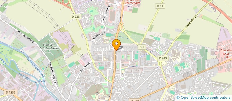 localisation de l'entreprise MADAME ZELIA VASSAUX à AMIENS