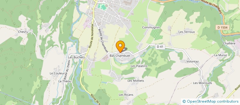 localisation de l'entreprise MADAME ZELIE BOUDET  YENNE