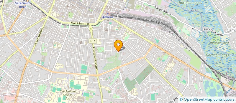 localisation de l'entreprise MADAME ZELIE DELMARCELLE  AMIENS