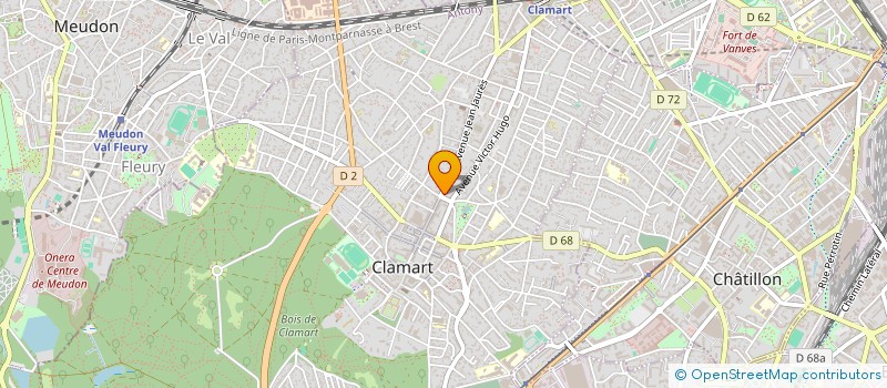 localisation de l'entreprise MADAME ZELIE GAUDIN à CLAMART