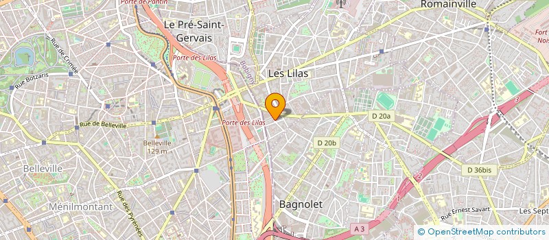 localisation de l'entreprise MADAME ZELIE JACOB KOSTECKI  LES LILAS