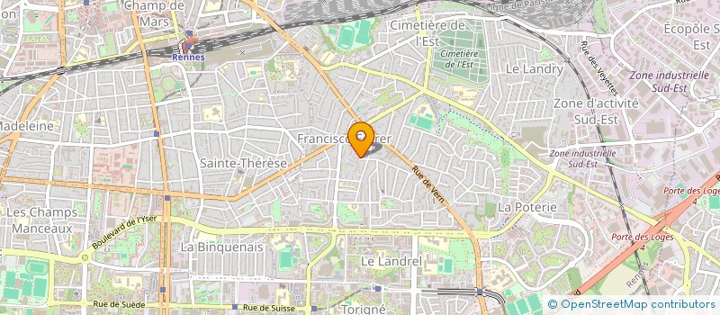 localisation de l'entreprise MADAME ZELIE KALFF  RENNES
