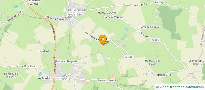 localisation de l'entreprise MADAME ZELIE LADSOUS à SAINT-GERMAIN-LE-GAILLARD
