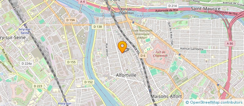 localisation de l'entreprise MADAME ZELIE LAURAS  ALFORTVILLE