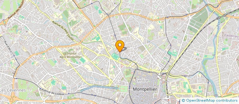 localisation de l'entreprise MADAME ZELIE TISSOT à MONTPELLIER