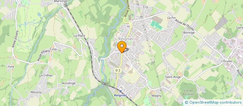 localisation de l'entreprise MADAME ZELIE VERHAVERBEKE à REIGNIER-ESERY