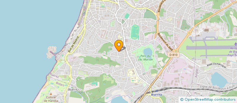 localisation de l'entreprise MADAME ZELIHA ERDOGAN  BIARRITZ