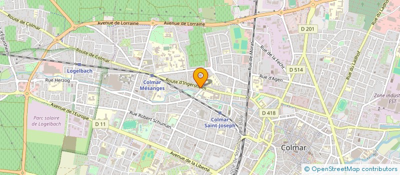 localisation de l'entreprise MADAME ZELIHA OZEN  COLMAR