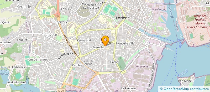 localisation de l'entreprise MADAME ZENA BOENY  LORIENT