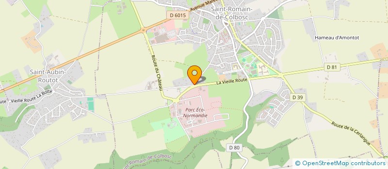 localisation de l'entreprise MADAME ZENABOU AMIE YODA  SAINT-ROMAIN-DE-COLBOSC