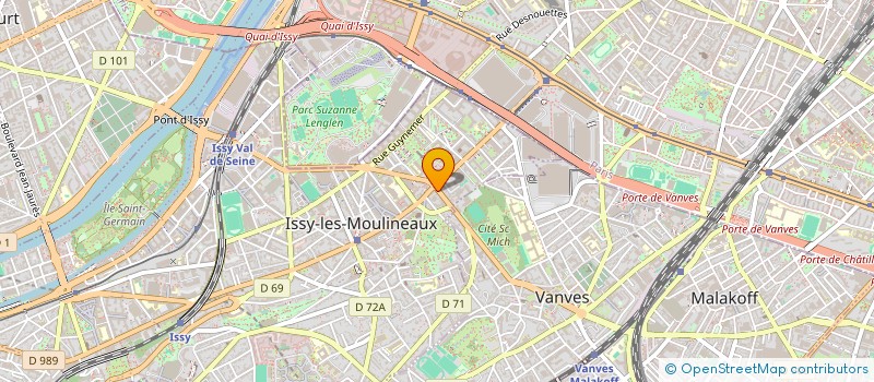 localisation de l'entreprise MADAME ZENAIDA MILLA HILARIO à ISSY-LES-MOULINEAUX