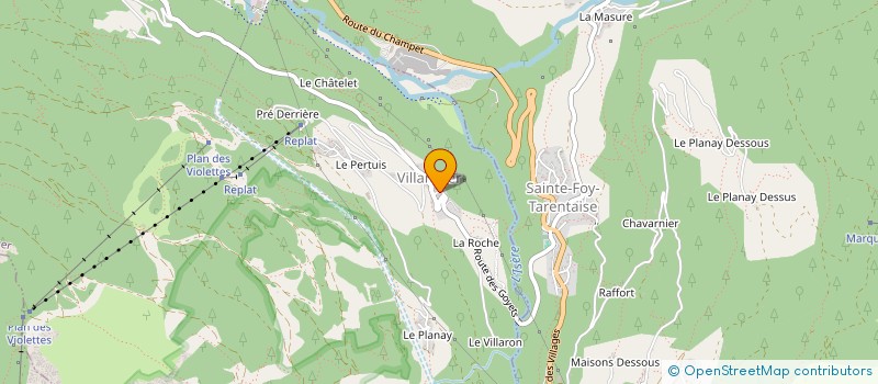 localisation de l'entreprise MADAME ZENAIDE CERISE  VILLAROGER