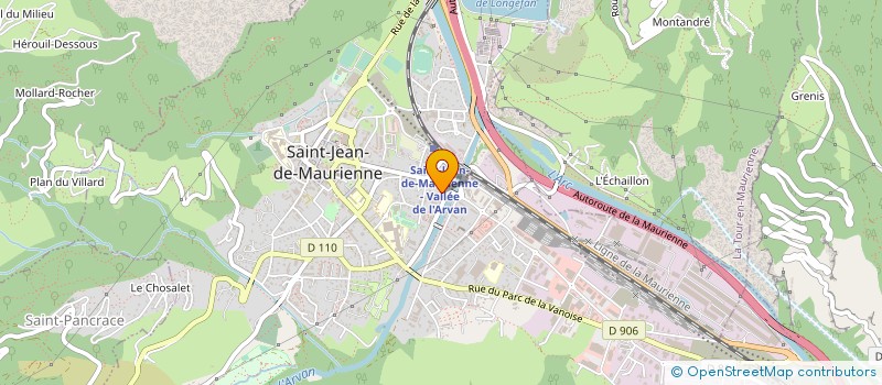 localisation de l'entreprise MADAME ZENIJE SAHITI  SAINT-JEAN-DE-MAURIENNE
