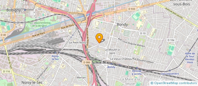 localisation de l'entreprise MADAME ZENNURE CAYLAYAN  BONDY