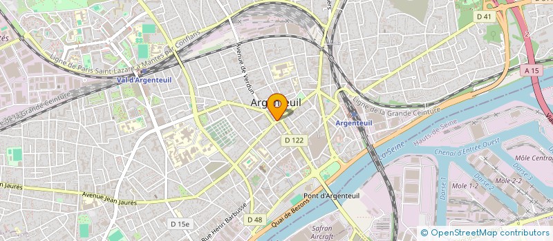 localisation de l'entreprise MADAME ZENOU SAID ABDOU  ARGENTEUIL