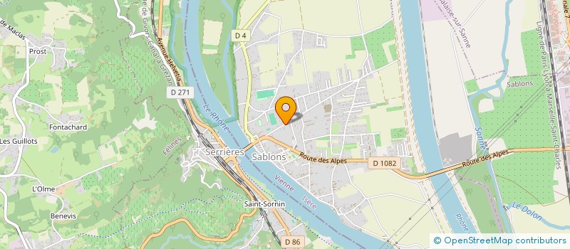 localisation de l'entreprise MADAME ZERIA NEF NAF  SABLONS