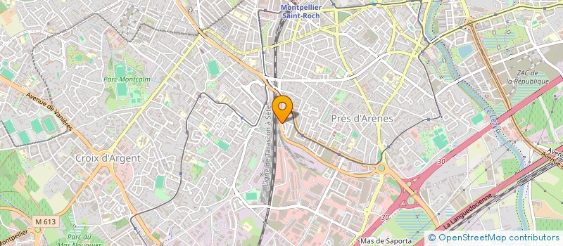 localisation de l'entreprise MADAME ZERIN ATES à MONTPELLIER