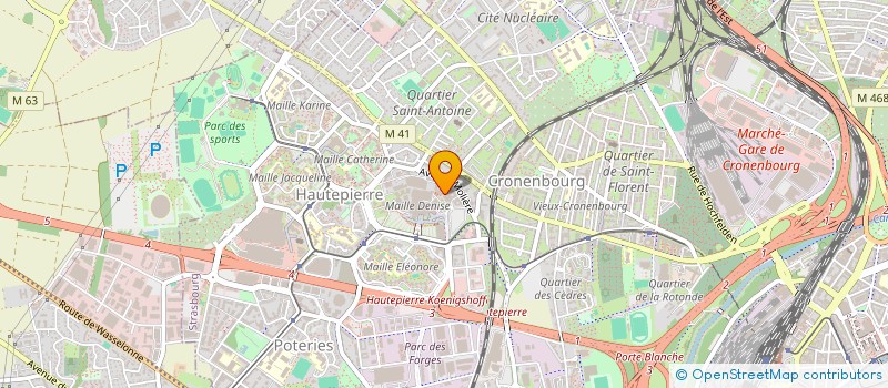 localisation de l'entreprise MADAME ZERINA KURTIC à STRASBOURG