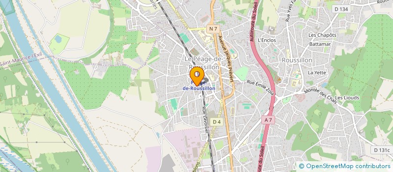 localisation de l'entreprise MADAME ZEYNEP CARDAK  LE PEAGE-DE-ROUSSILLON