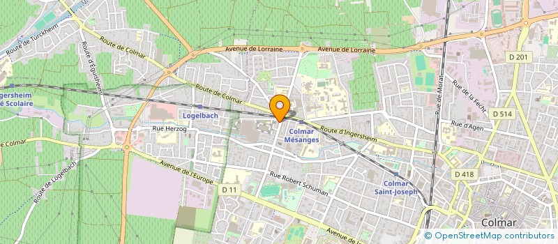 localisation de l'entreprise MADAME ZEYNEP GAYRAN KASAP  COLMAR