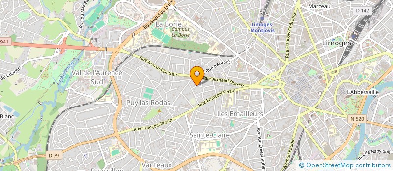 localisation de l'entreprise MADAME ZEYNETTIN BULUT à LIMOGES