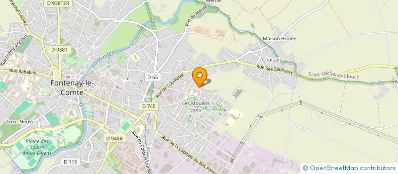 localisation de l'entreprise MADAME ZEZAG ITCHAYEVA  FONTENAY-LE-COMTE