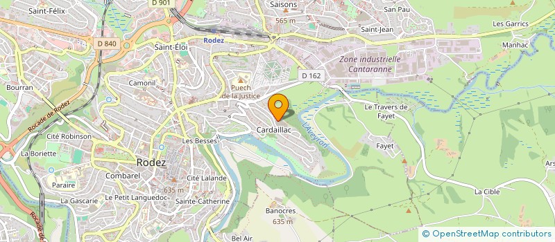 localisation de l'entreprise MADAME ZEZAG ZAIRAKHANOV  RODEZ