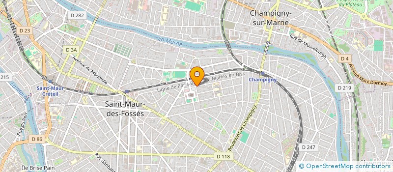 localisation de l'entreprise MADAME ZHANAR KUANYSHKALIYEVA à SAINT-MAUR-DES-FOSSES