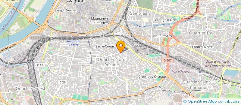 localisation de l'entreprise MADAME ZHANNA MIKHONSKAYA  AVIGNON