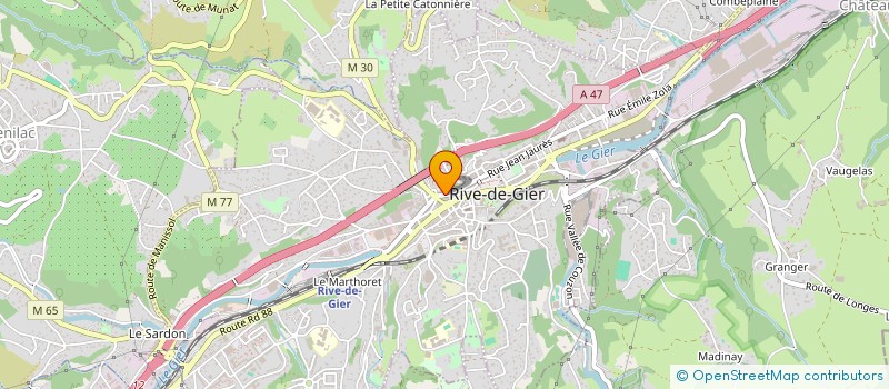 localisation de l'entreprise MADAME ZHATA DIA à RIVE-DE-GIER
