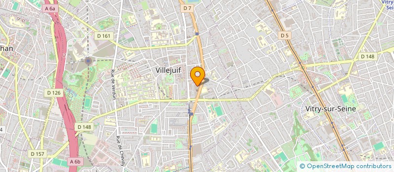 localisation de l'entreprise MADAME ZHENG WANG  VILLEJUIF