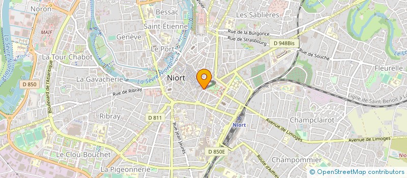 localisation de l'entreprise MADAME ZHENI DUCHEVA  NIORT