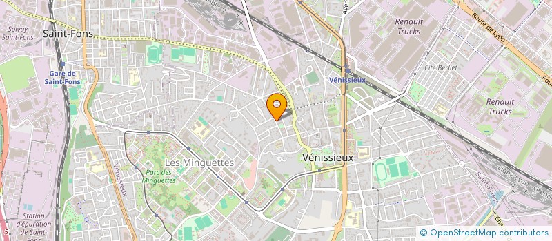 localisation de l'entreprise MADAME ZHENYU HUANG  VENISSIEUX