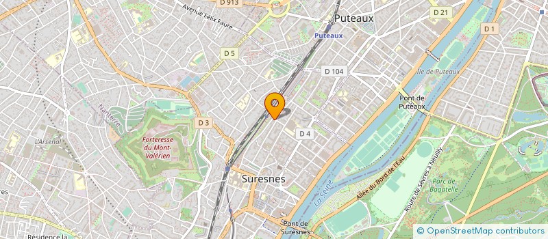 localisation de l'entreprise MADAME ZHEVA BLOUD à SURESNES